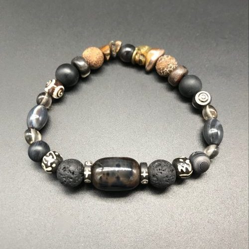 SzanY Bijoux créateur bracelet pour hommes modèle Ayo de le collection Ethnic vibes