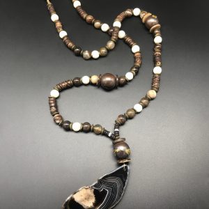 SzanY bijoux créateur modèle Malabo collection Ethnic vibes modèle unique mixte homme photo 2
