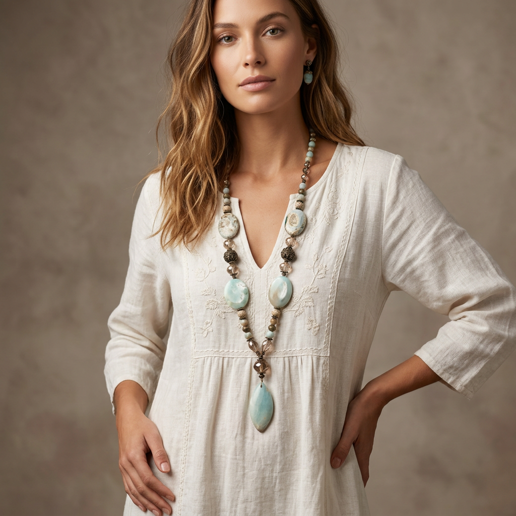 sautoir-séléné-amazonite-szany-bijoux